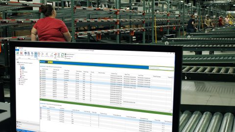 Lightning Pick Software managing pick to light system for employees