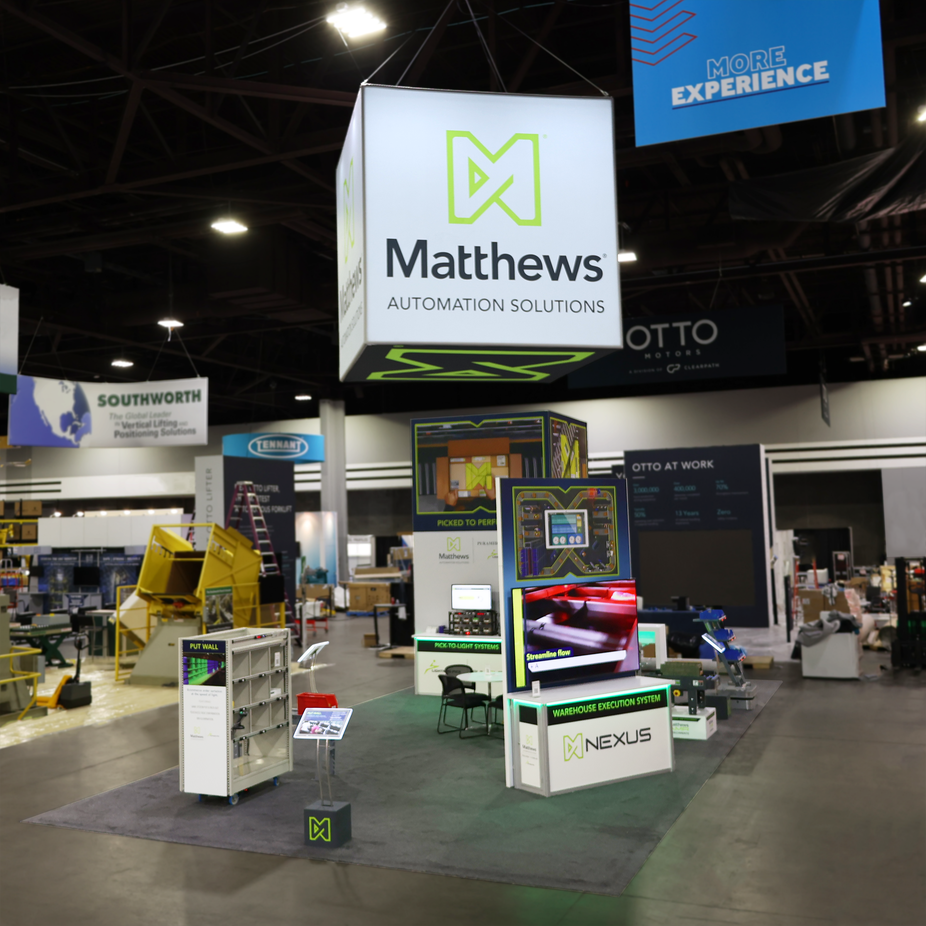 Matthews Automation Solutions booth at Modex 2022