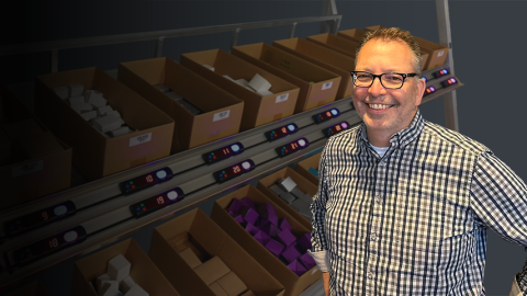 Jake Stolowski in Modern Materials Handling article about pick to light carts