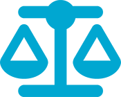 Warehouse Execution System Balanced Work Scale Icon
